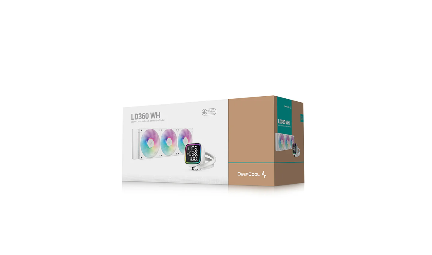 DeepCool Liquid Cooler LD360 Wh ARGB AIO 360mm CPU Cooler