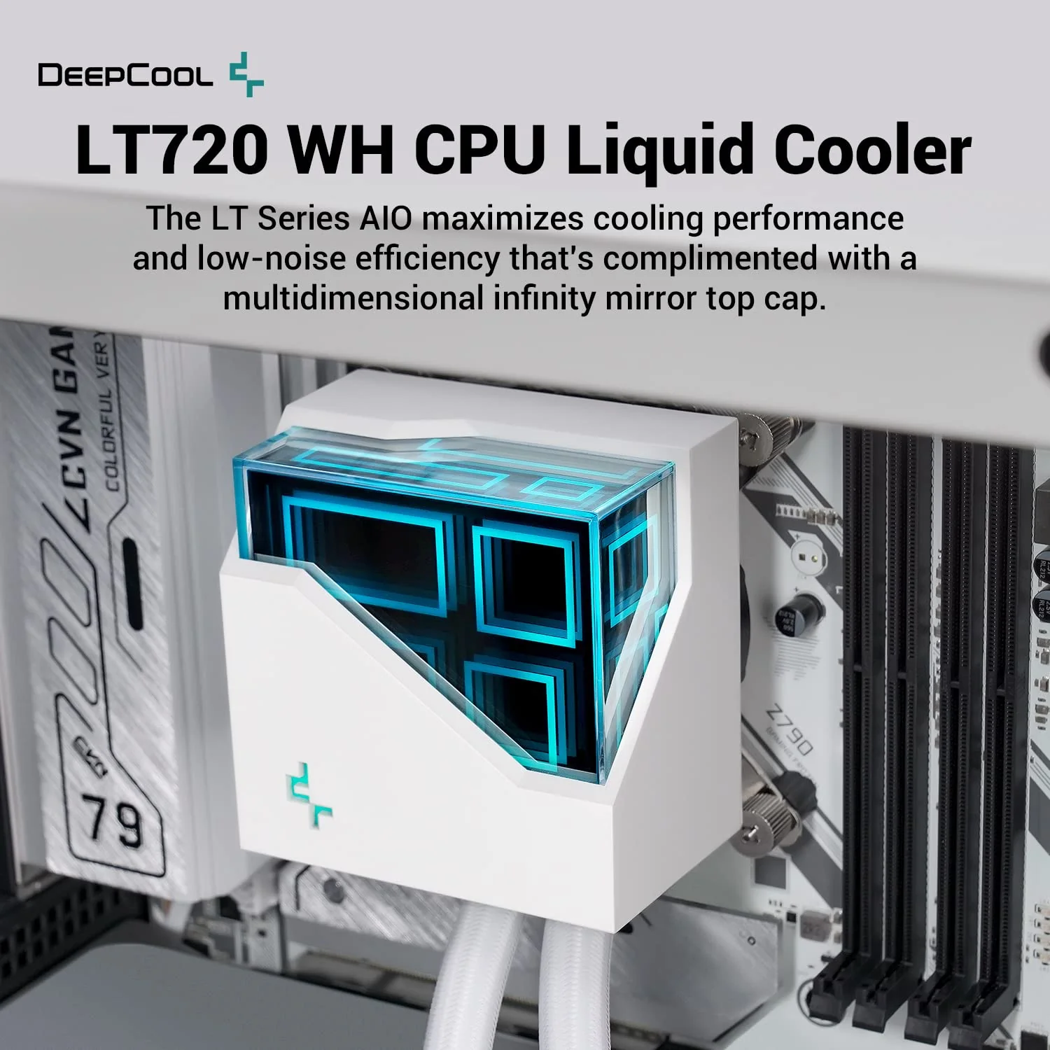 Deepcool Liquid Cooler LT720 360mm AIO White - Image 2