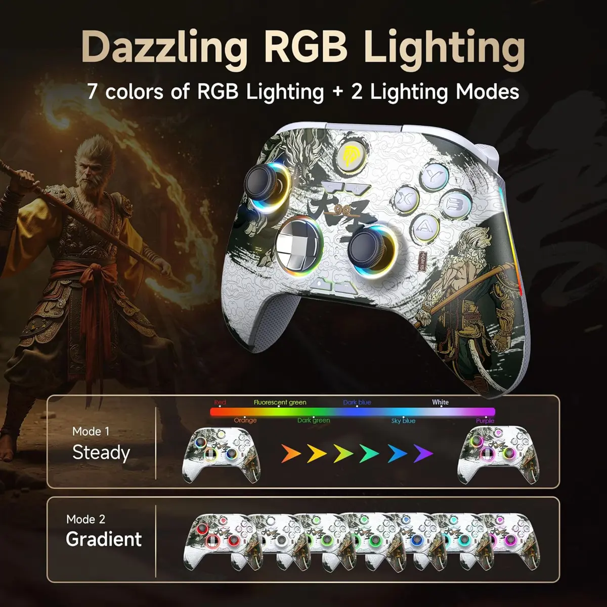 EasySMX Controller X15 Wukong Edition Controller with Hall Trigger and Hall Joysticks - Image 5