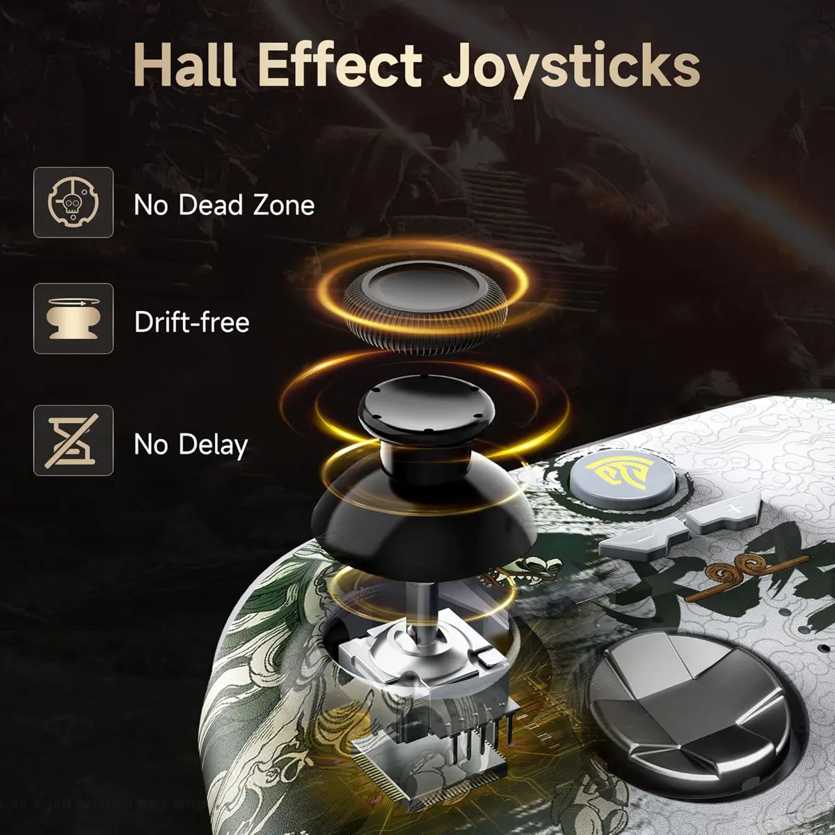 EasySMX Controller X15 Wukong Edition Controller with Hall Trigger and Hall Joysticks - Image 8
