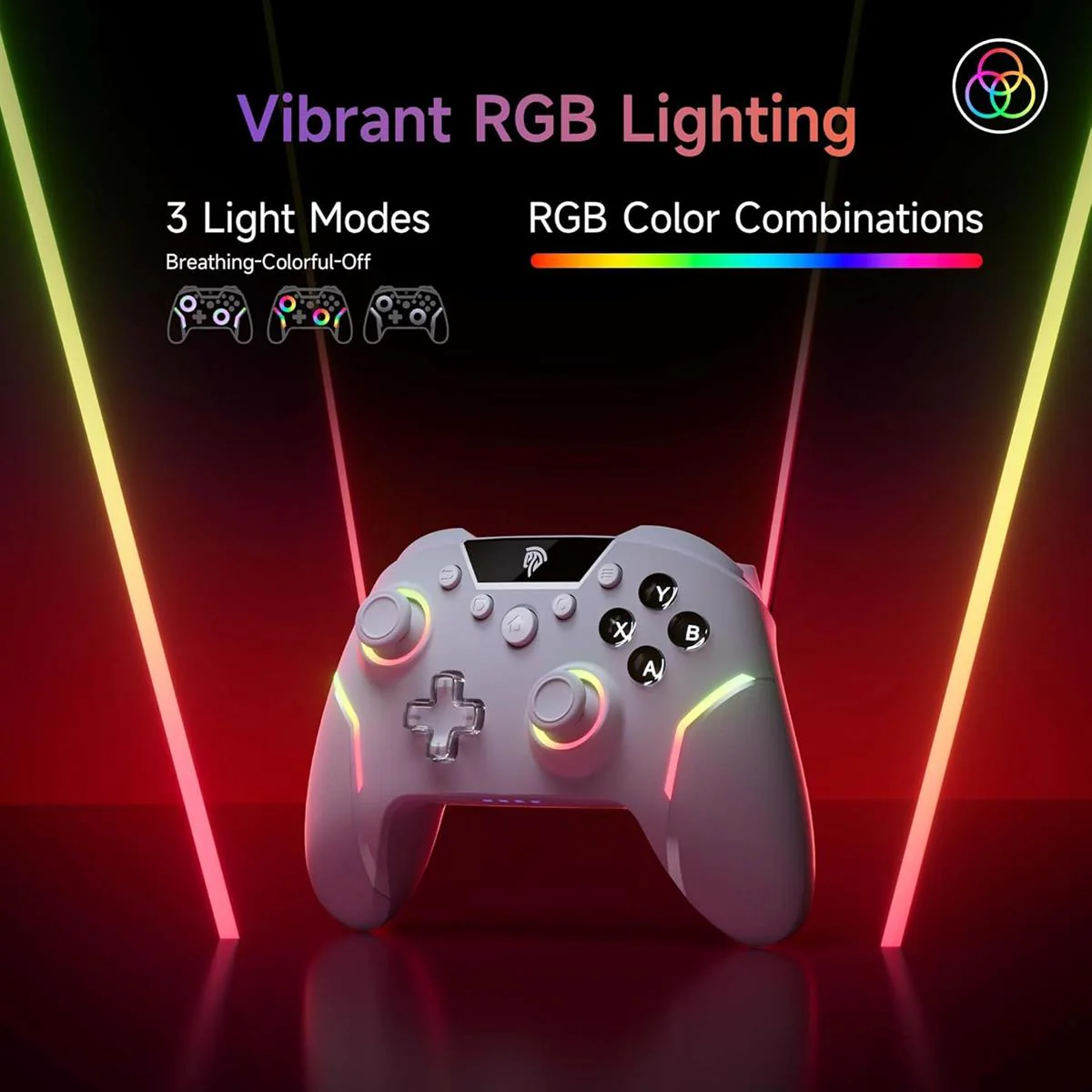 EasySMX Controller X20 RGB Controller with 2 Stage Hall Effect Stick,1000hz Polling rate - Image 2