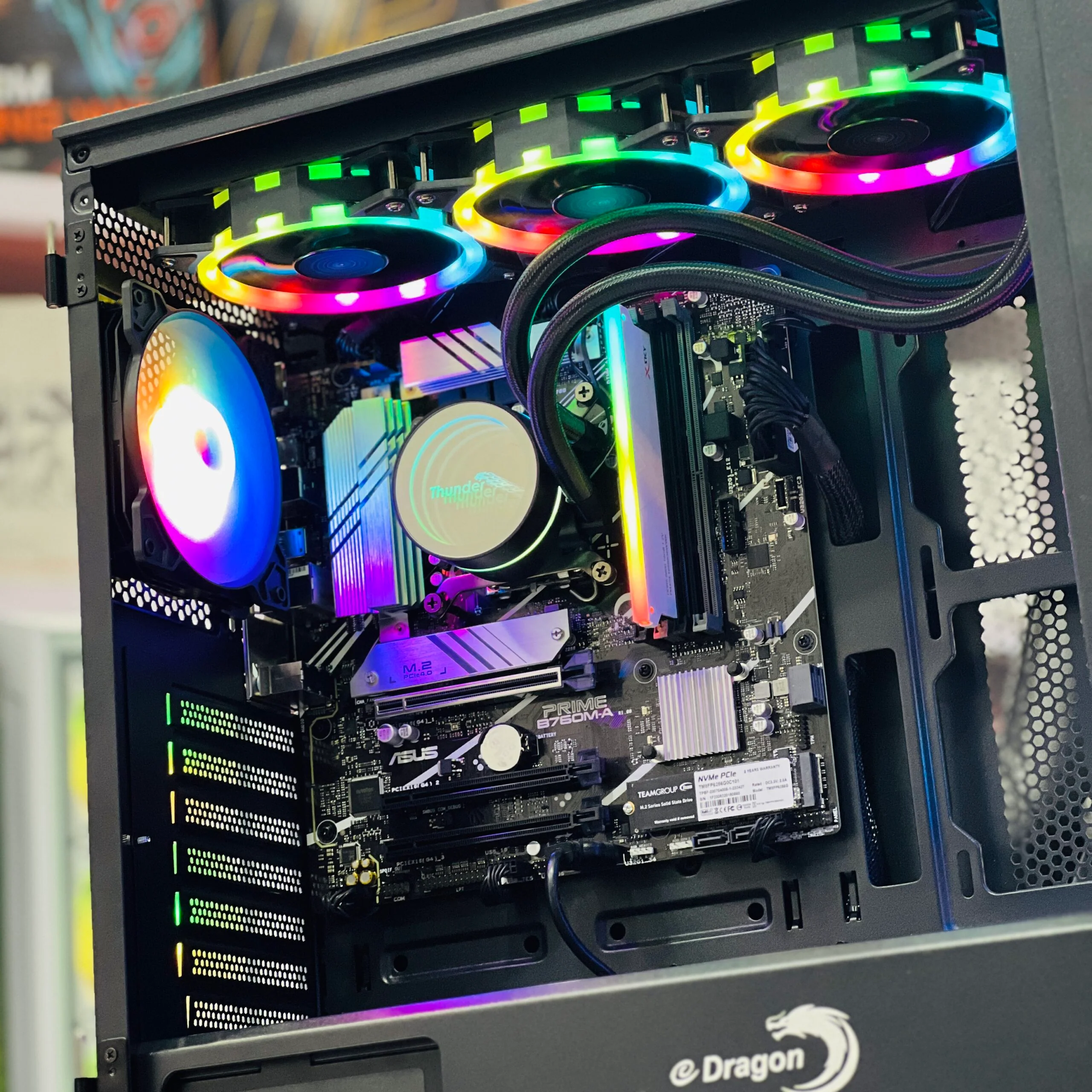 Edragon Casing Mushu With 3 fans - Image 3