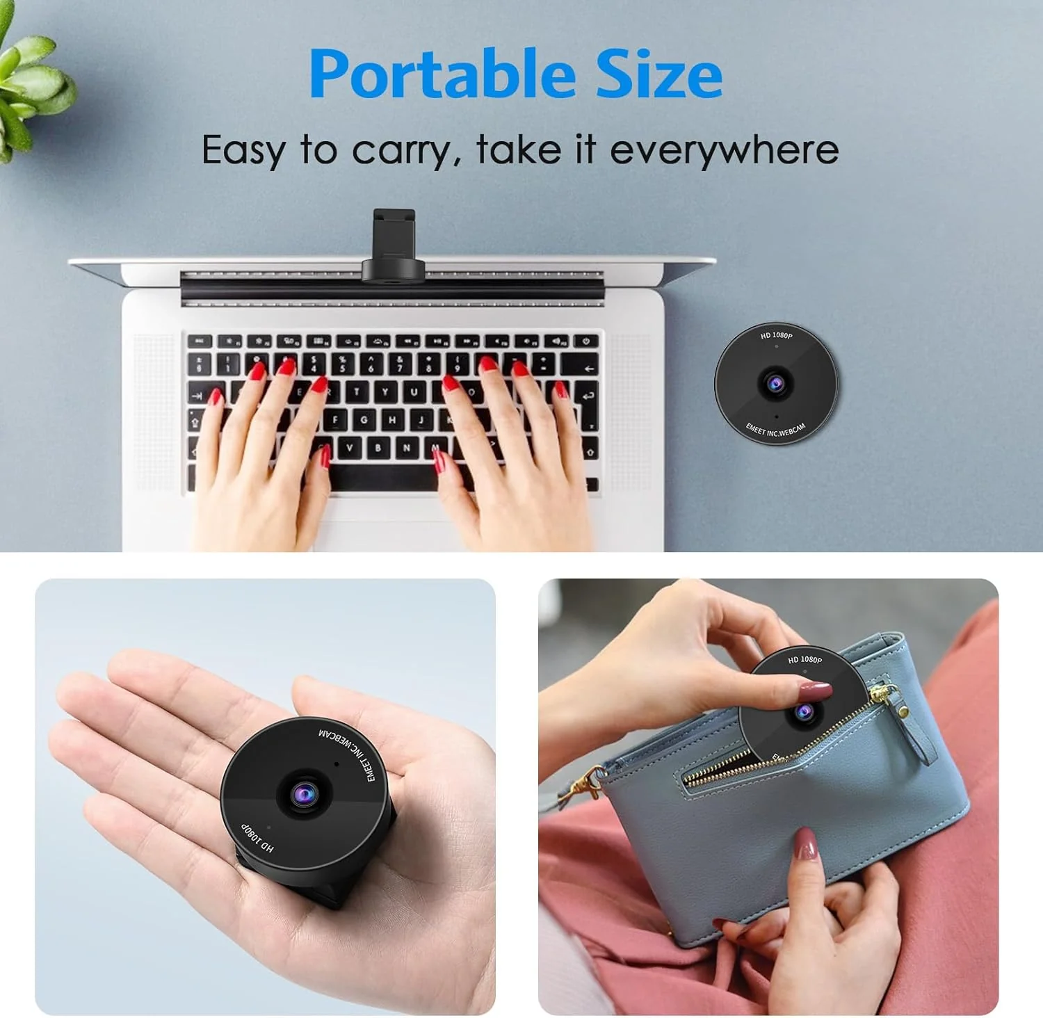 Emeet Webcam C950 Webcam Microphone,1080P - Image 8