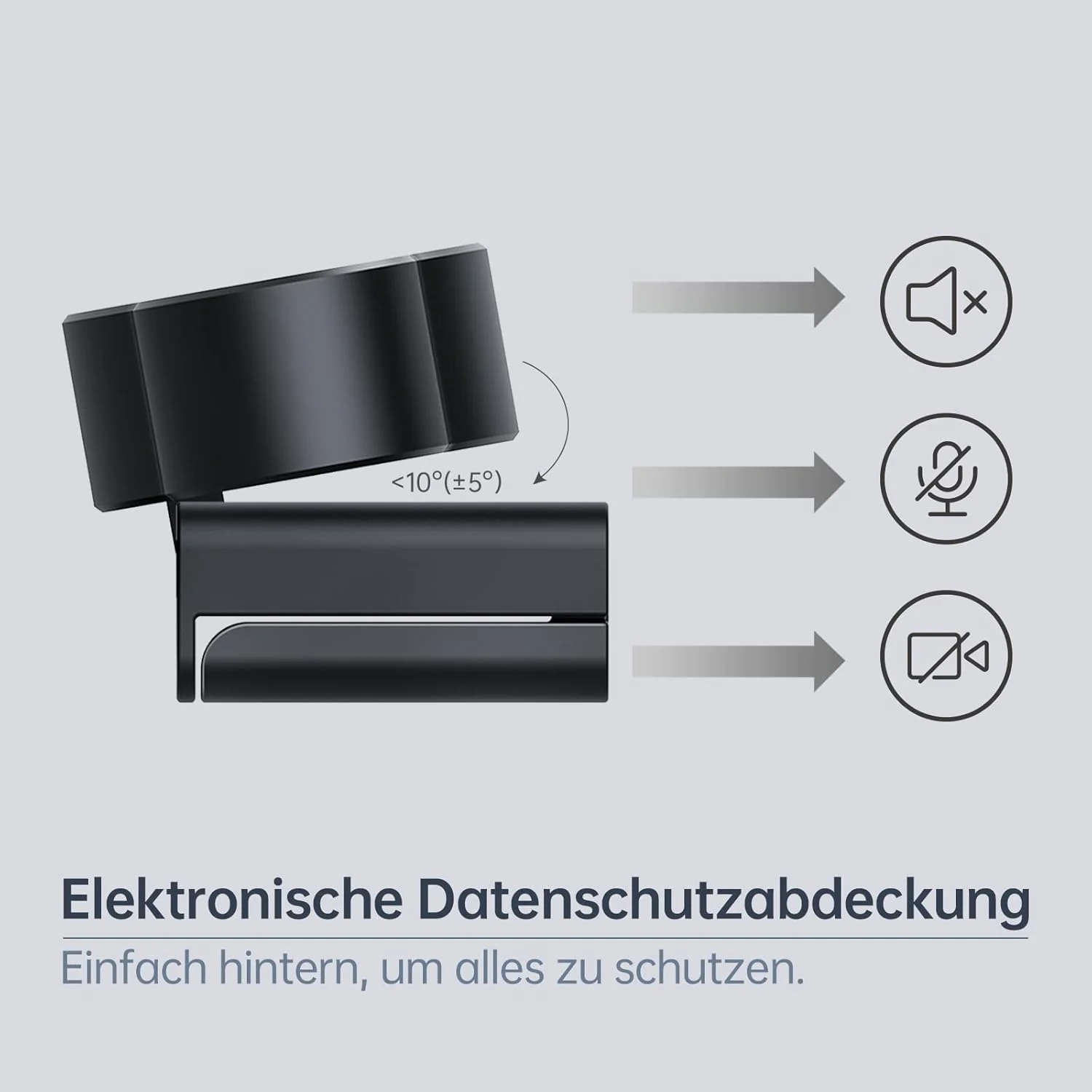Emeet Webcam C970 Webcam with 2 Microphone,1080P 60FPS - Image 5