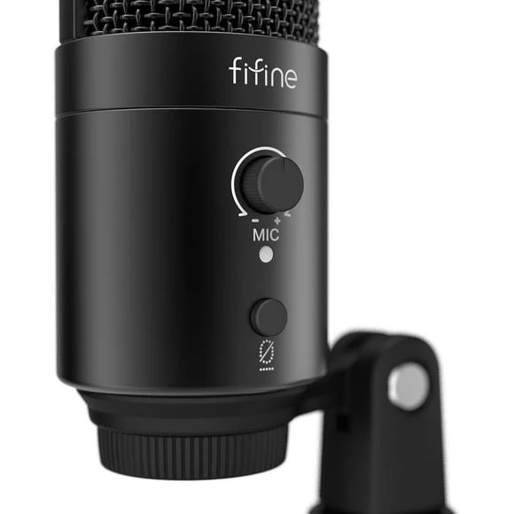 Fifine Microphone K683A USB Desktop PC with Pop Filter for Computer and Mac - Image 2