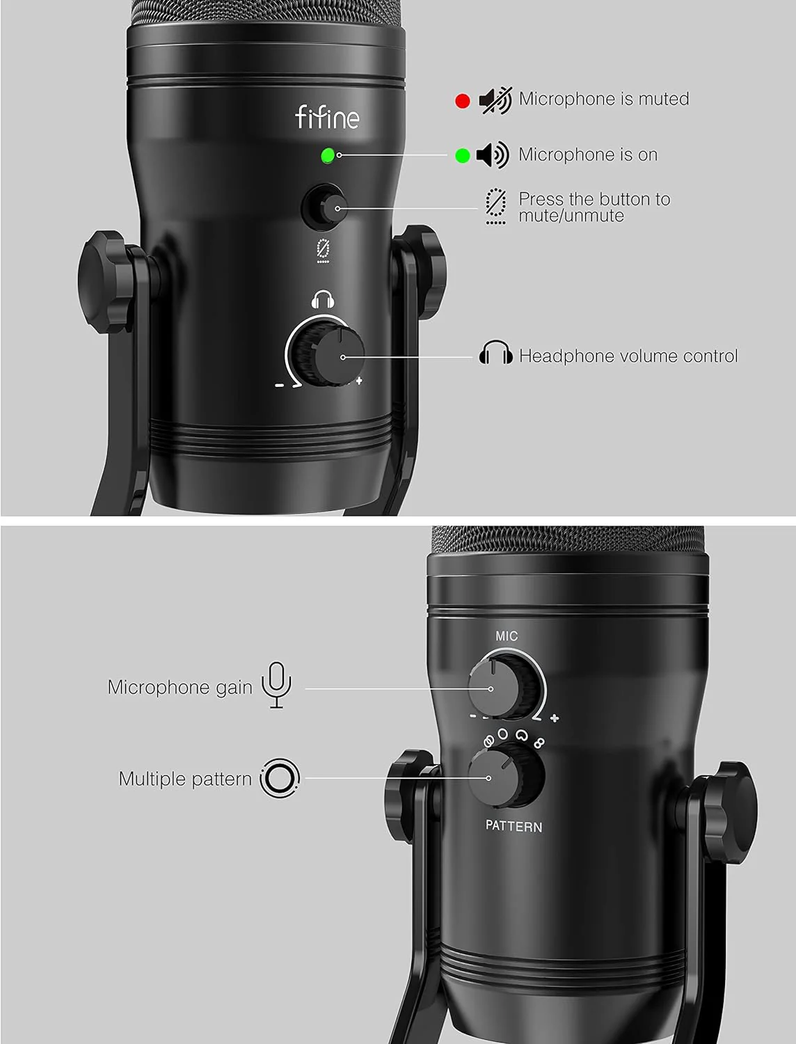 Fifine Microphone k690 Price in Pakistan - Image 4