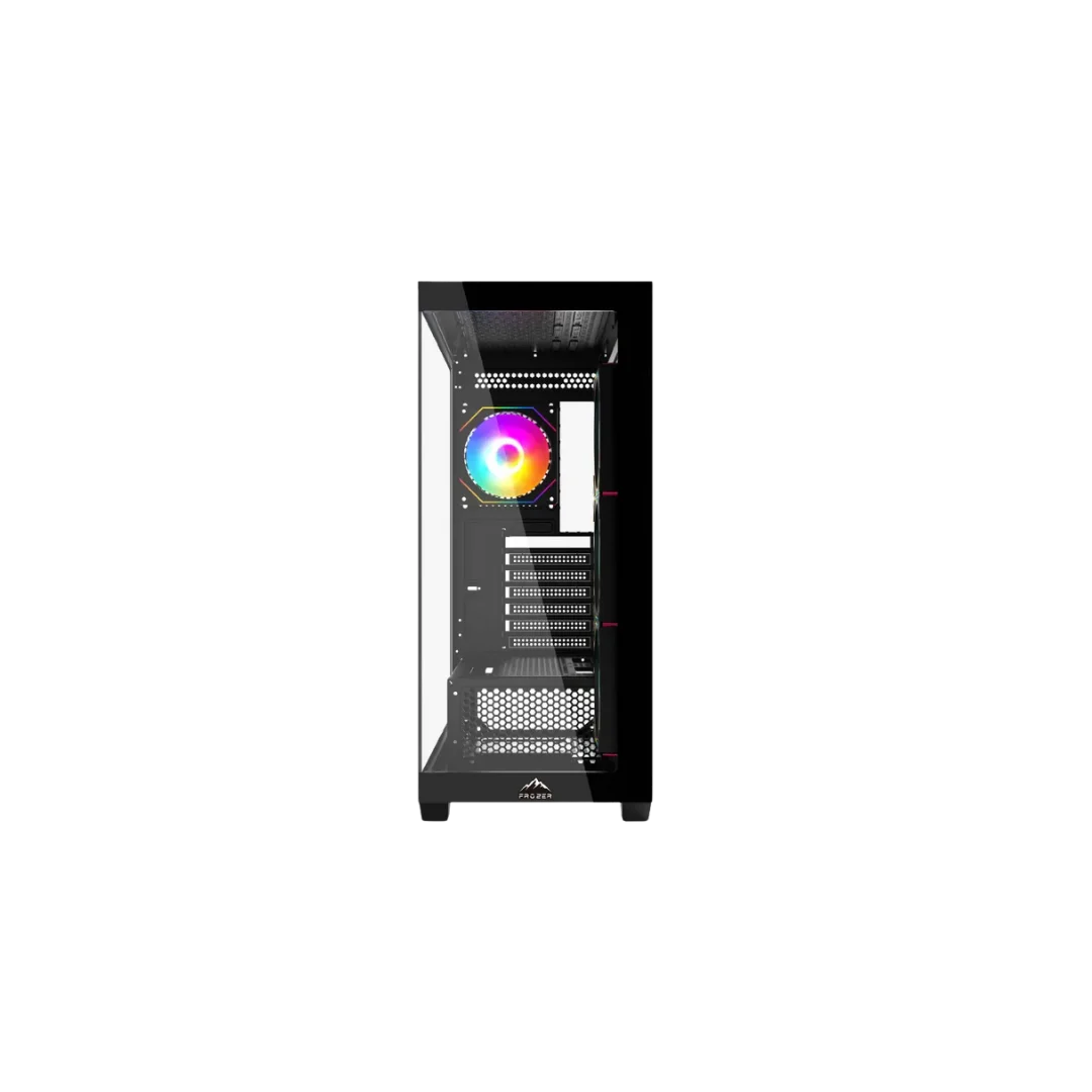 Frozer Casing Aura ATX Black 4 infinity Fan - Image 3