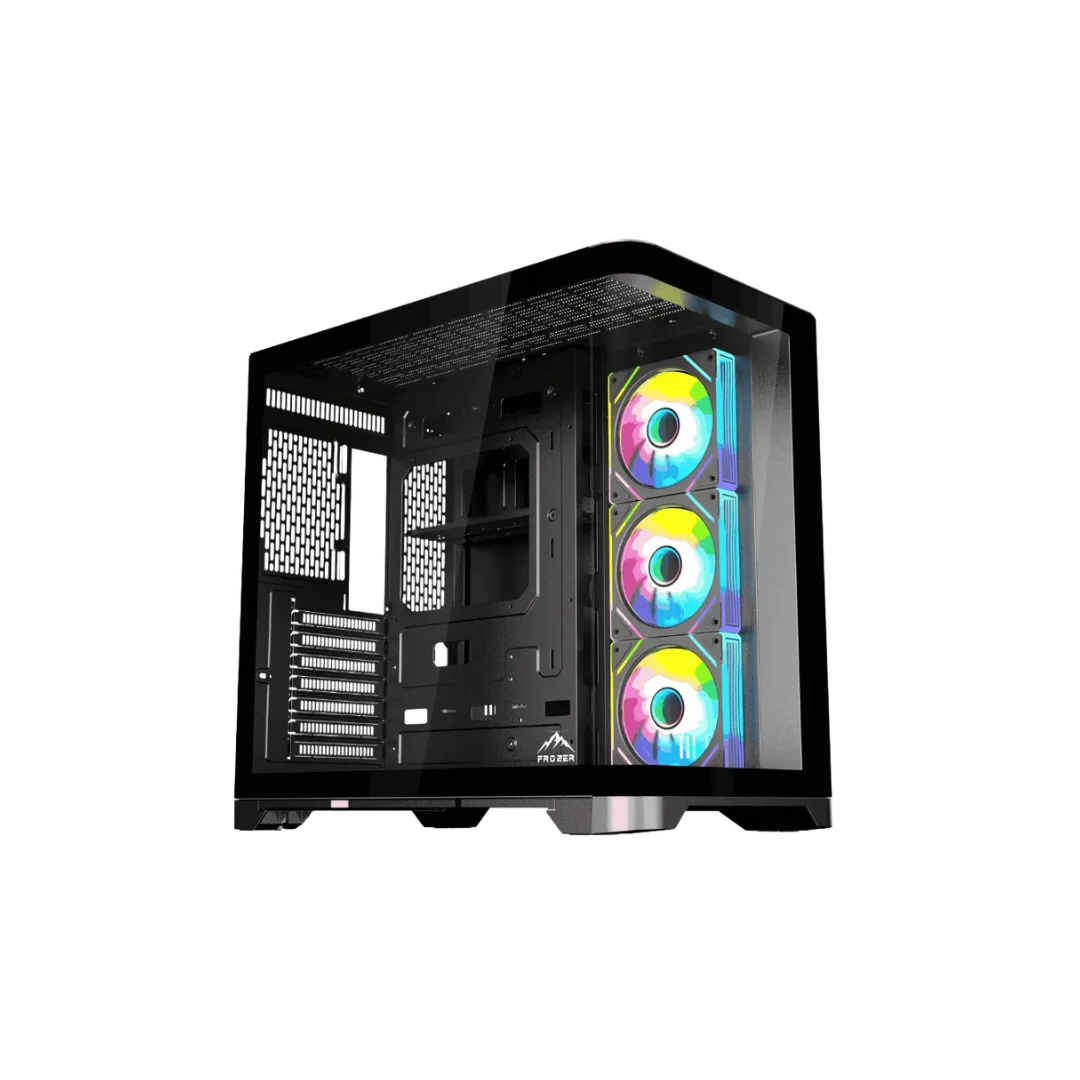 Frozer Casing Space MT ATX 3 Infinity Fan Black