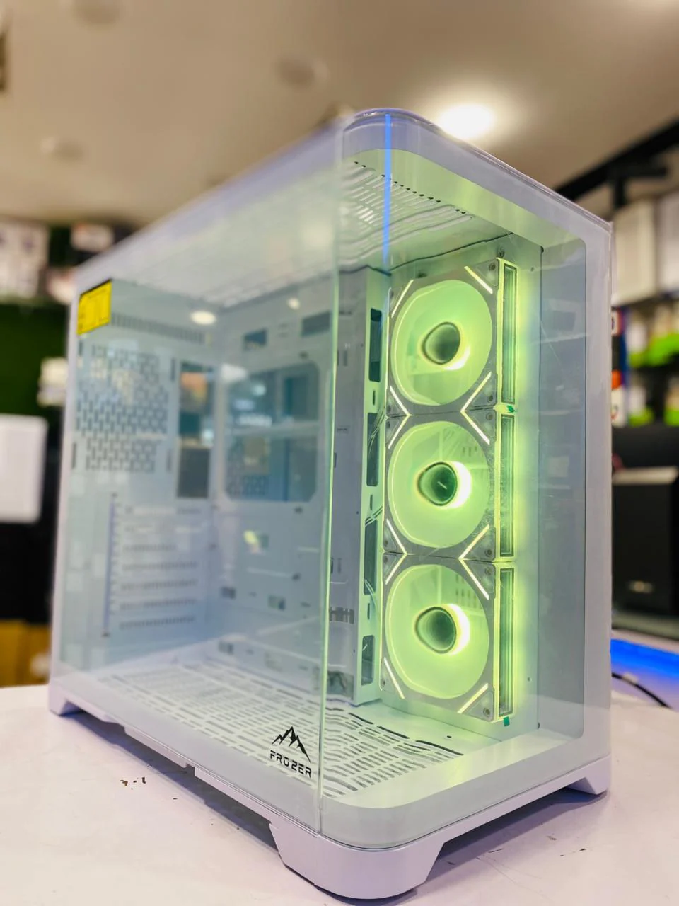 Frozer Casing Space MT ATX 3 Infinity Fan White - Image 2