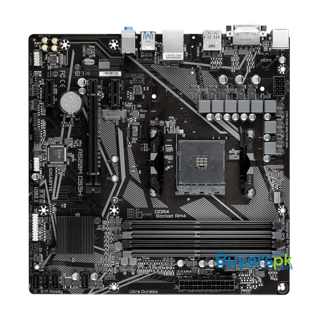 Gigabyte A520m Ds3h Amd Am4 Matx Motherboard - Image 2