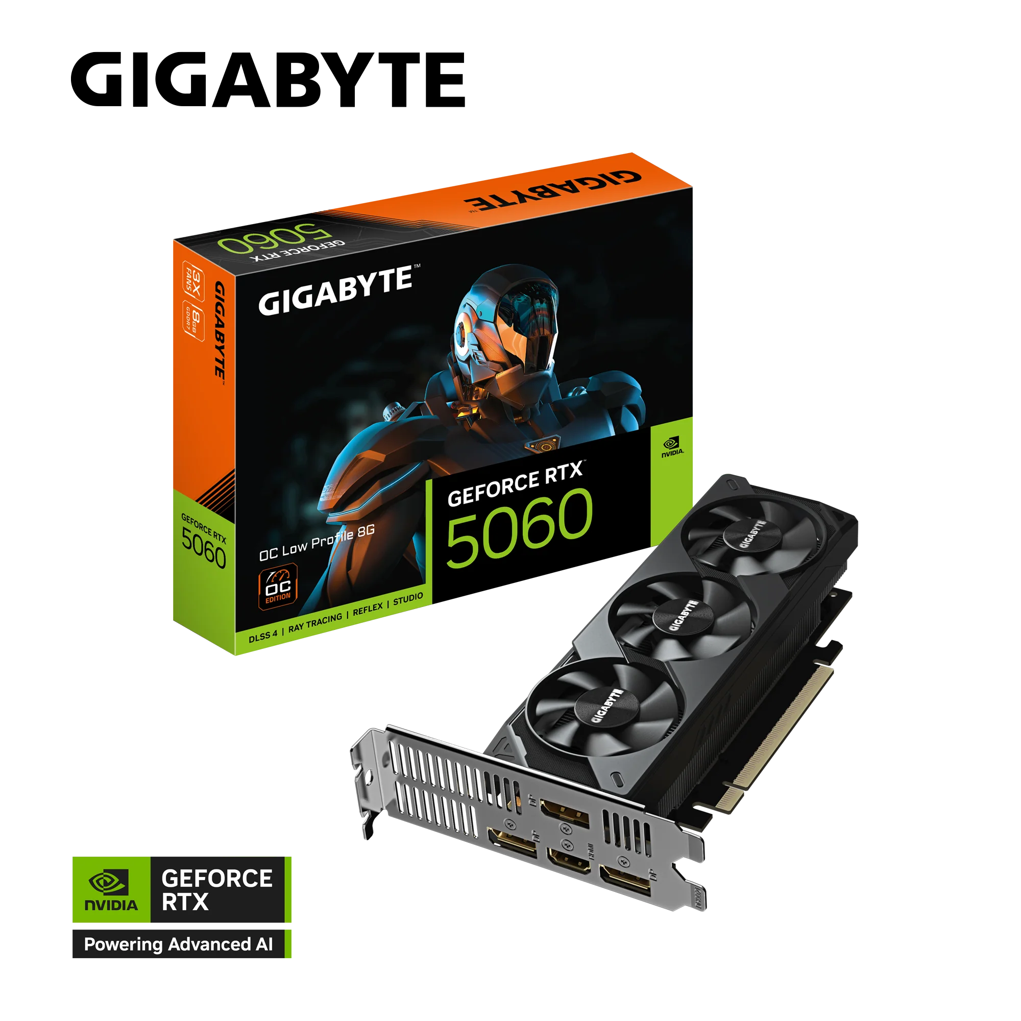 Gigabyte Graphic Card RTX 5060 Low Profile OC 8GB - Image 2