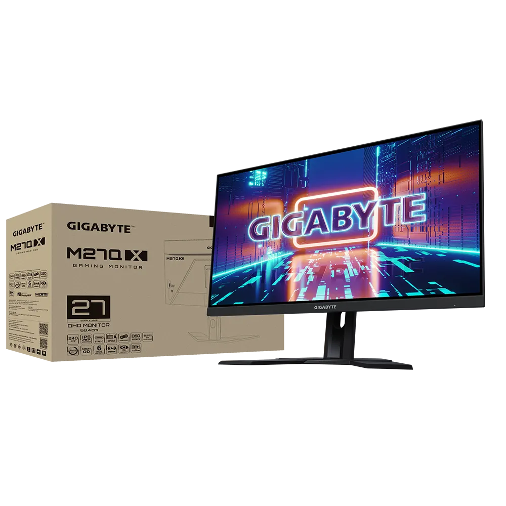 Gigabyte LED Monitor M27QX 27 Inch 240Hz 1440P IPS 1ms Gaming Used with Box - Image 3