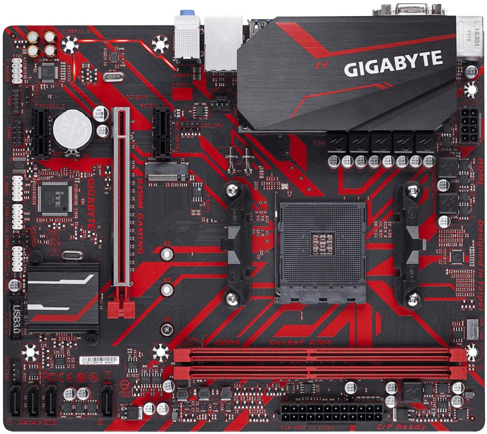 Gigabyte Motherboard B450M Micro ATX Gaming DDR4 - Image 2