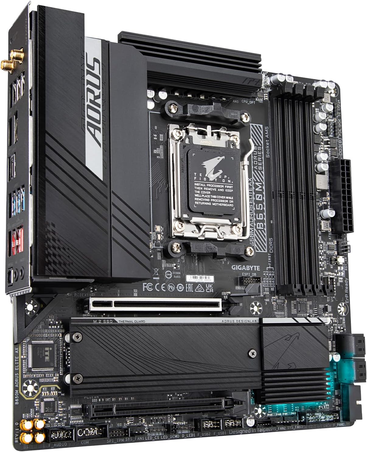 Gigabyte Motherboard B650M Aorus Elite AX DDR5 AMD AM5 - Image 3