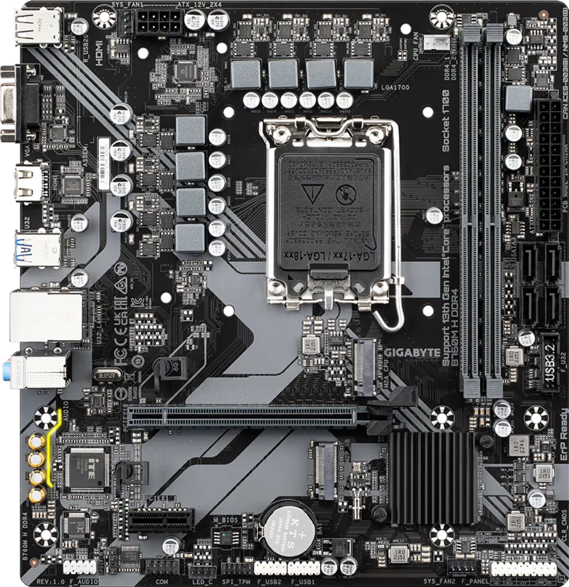 Gigabyte Motherboard B760m H DDR4 - Image 2