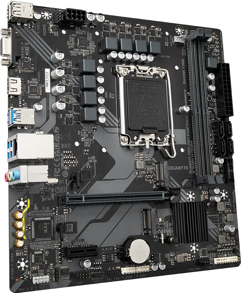 Gigabyte Motherboard B760m H DDR4 - Image 3