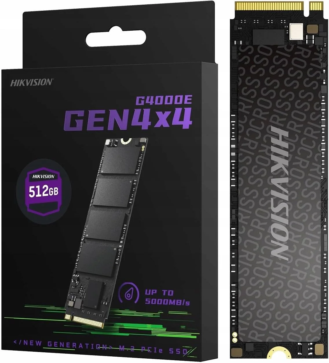 Hikvision M.2 NVME SSD G4000E Gen 4 512GB HS-SSD-G4000E 512G