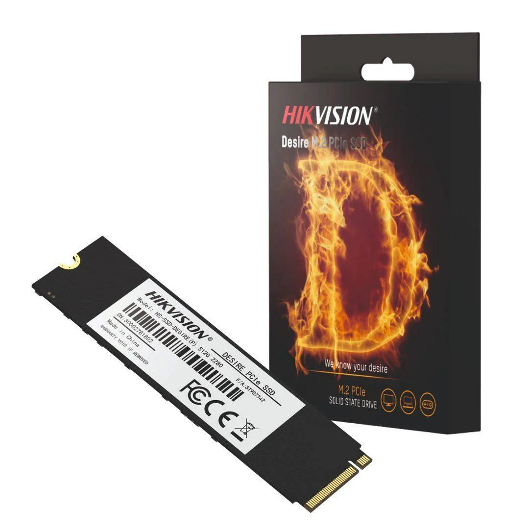 Hikvision M.2 NVME SSD HS-SSD-DESIRE (P) 512GB