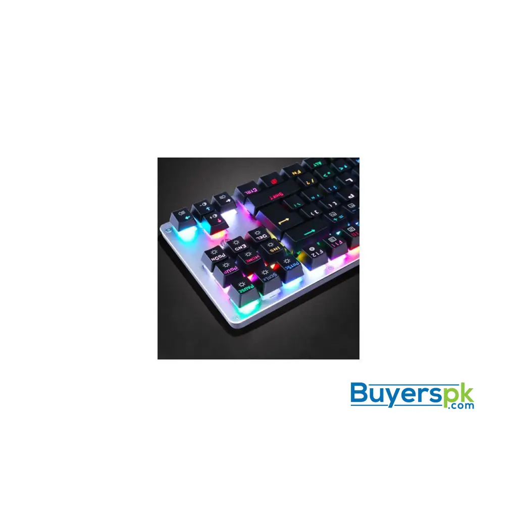 Hp Gk100s 104keys Nkro Rgb Led Backlight Blue Switch Mechanical Gaming Keyboard - Image 3