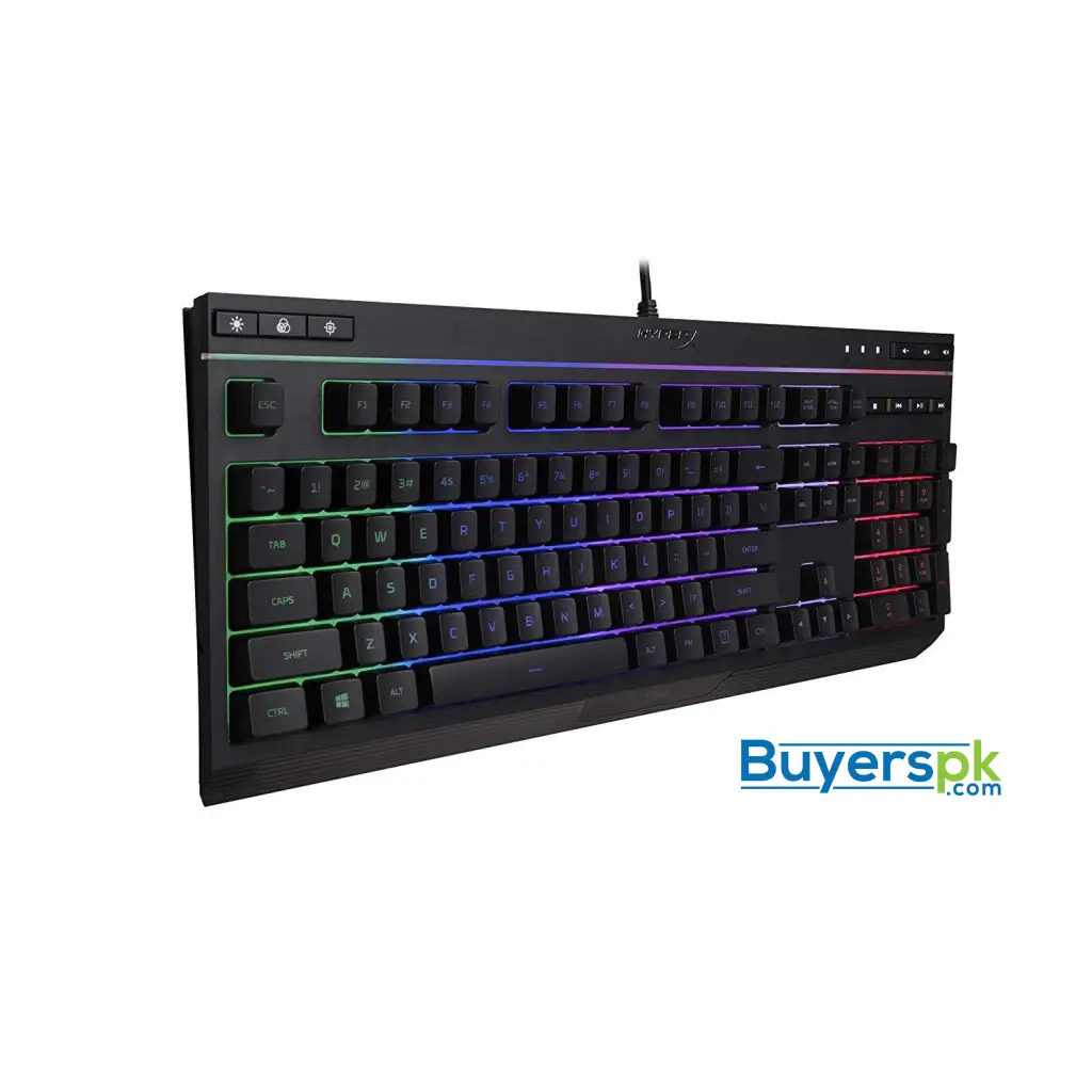 Hyperx Alloy Core Rgb – Membrane Gaming Keyboard – Comfortable Quiet Silent Keys with Rgb Led - Image 2