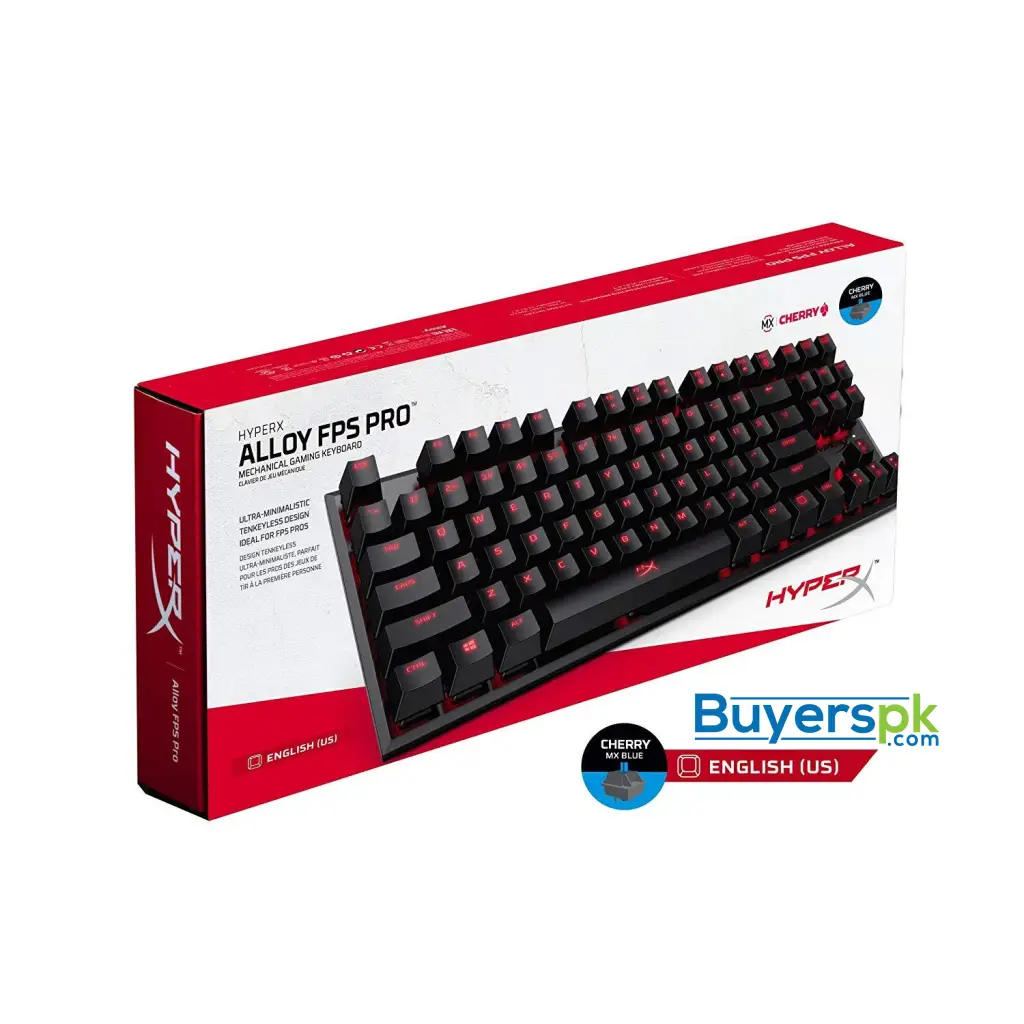 Hyperx Alloy Fps Pro - Tenkeyless Mechanical Gaming Keyboard - 87-key, Ultra-compact Form Factor - - Image 2