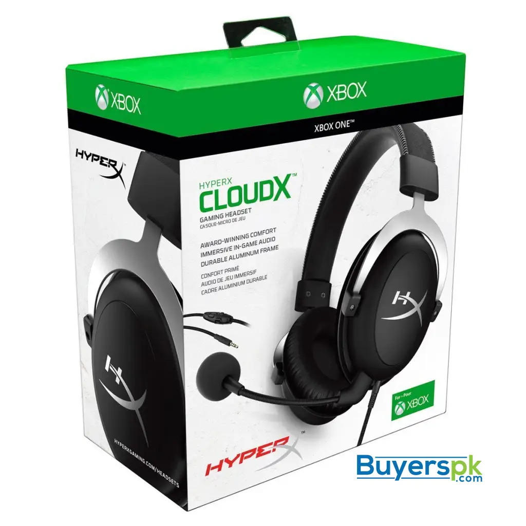 Hyperx Cloudx – Official Xbox Licensed Gaming Headset for Xbox One, Compatible with Xbox One - Image 2