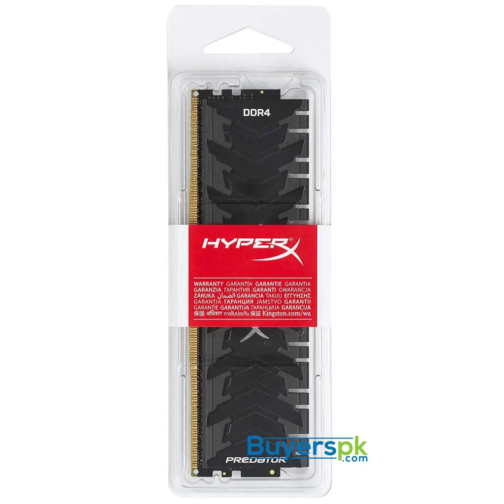 Hyperx Predator Black 8gb 3200mhz Ddr4 Cl16 Dimm Xmp Desktop Pc Memory (hx432c16pb3/8) - Image 3