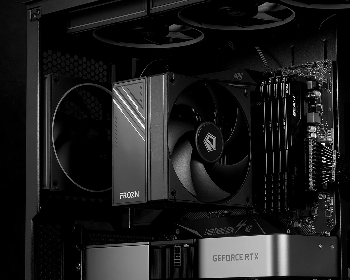 ID Cooling Air Cooler FROZN A410 Black - Image 4