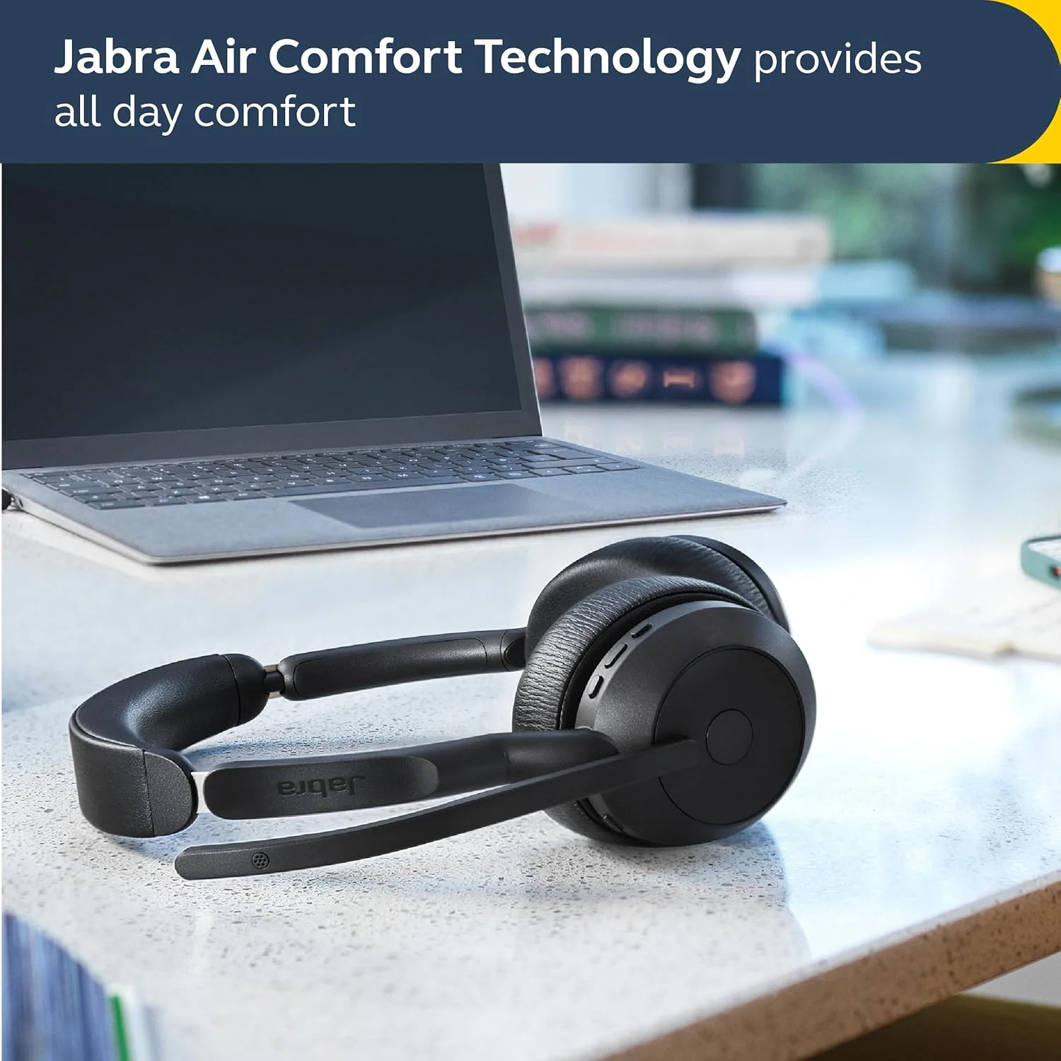 Jabra Headset Evolve2 55 Wireless Stero With Charging Dock - Image 2