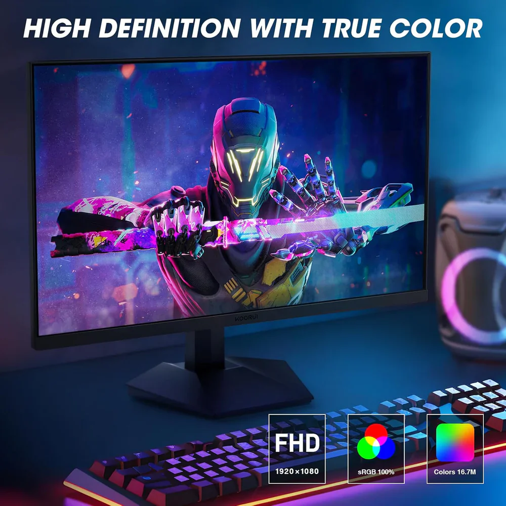 Koorui LED Monitor 24E3 24 inch 165Hz IPS 1080p - Image 3