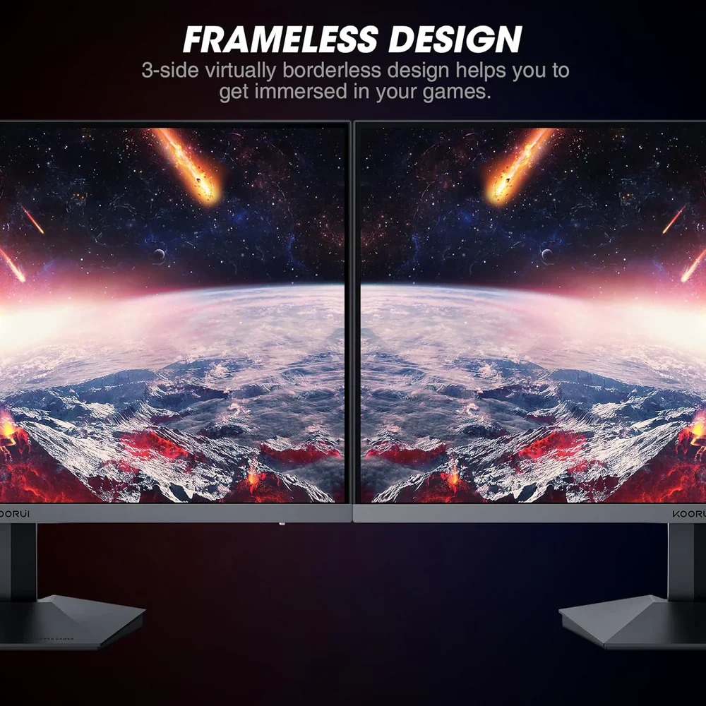 Koorui LED Monitor 24E3 24 inch 165Hz IPS 1080p - Image 4