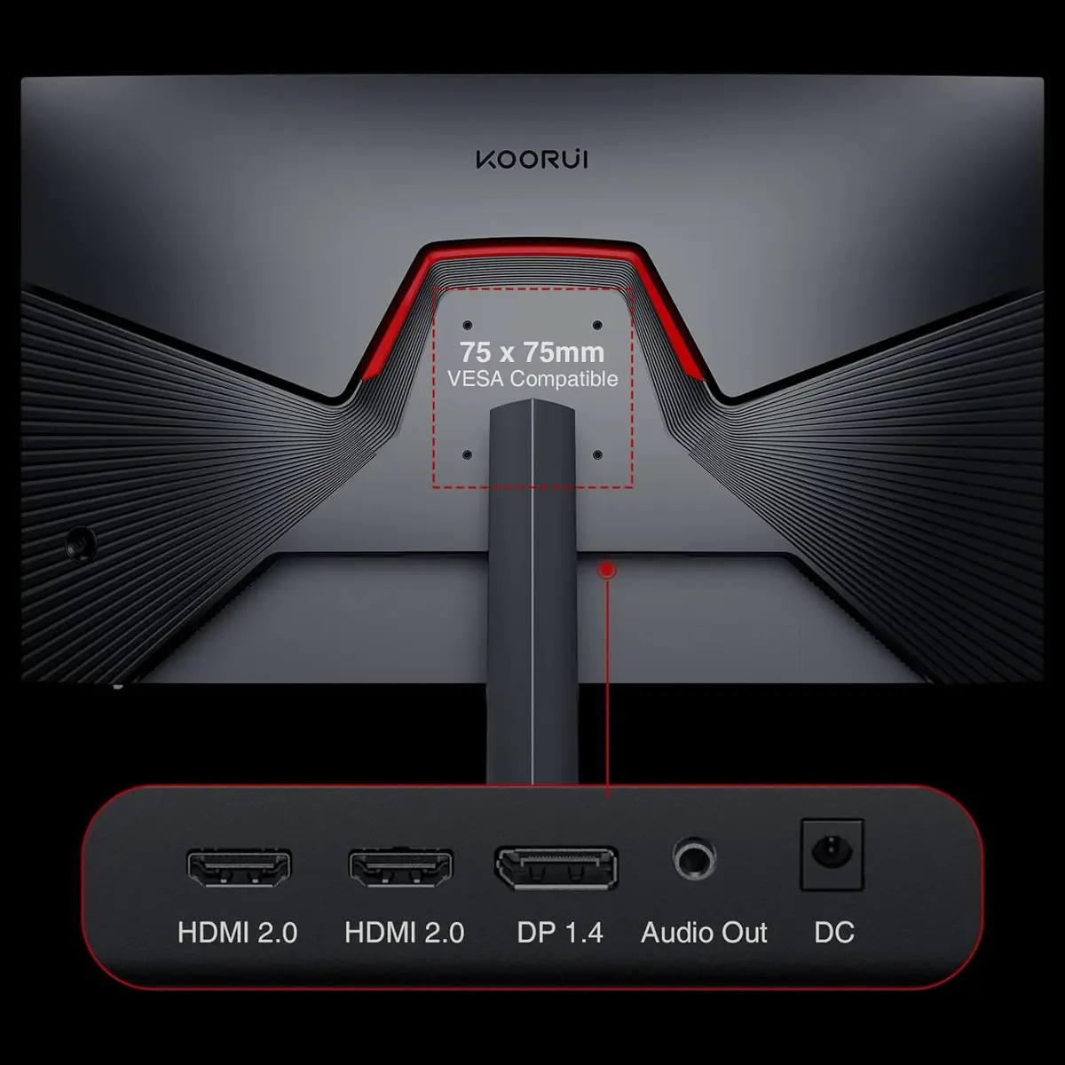 Koorui LED Monitor GN06 27 inches FHD 180hz 1ms - Image 3