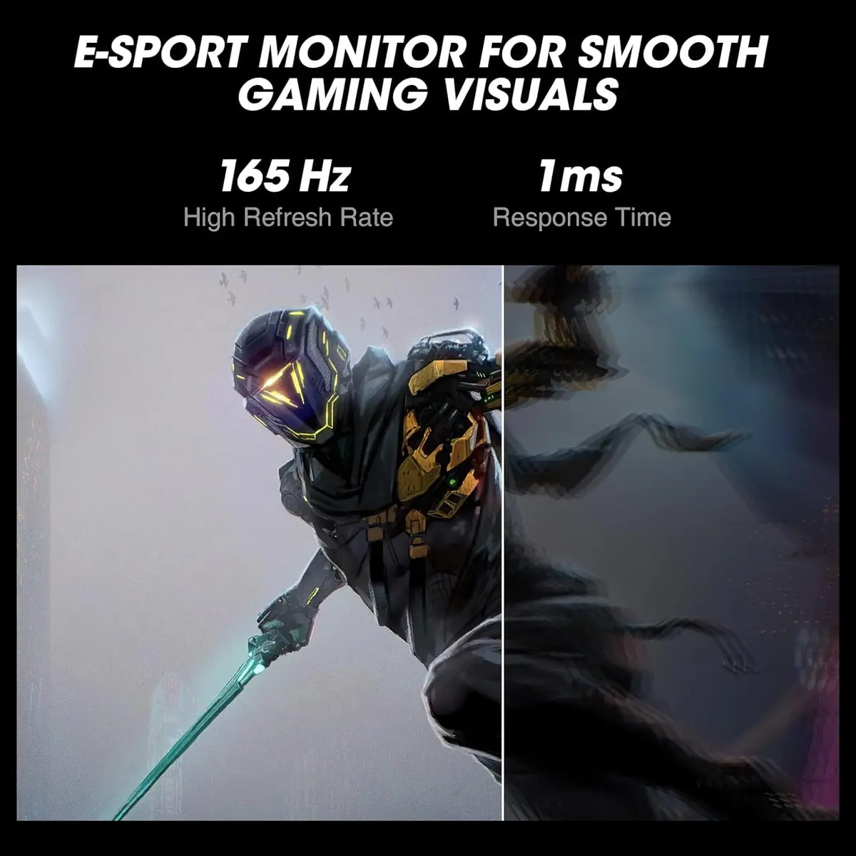 Koorui LED Monitor GN06 27 inches FHD 180hz 1ms - Image 4