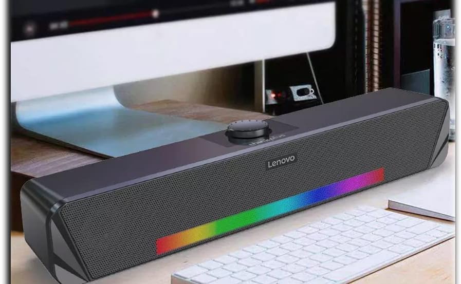 Lenovo Speaker TS33-B Thinkplus Desktop Soundbar - Image 3