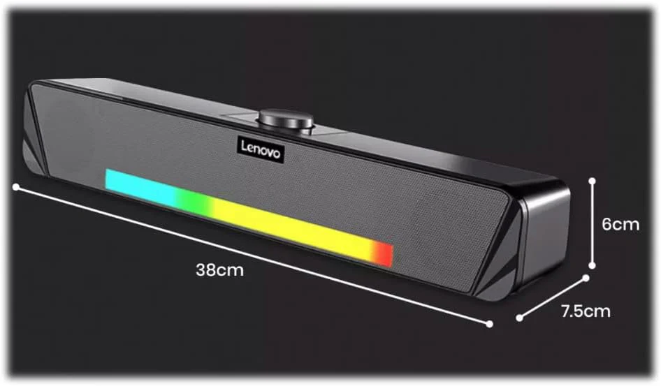 Lenovo Speaker TS33-B Thinkplus Desktop Soundbar - Image 5