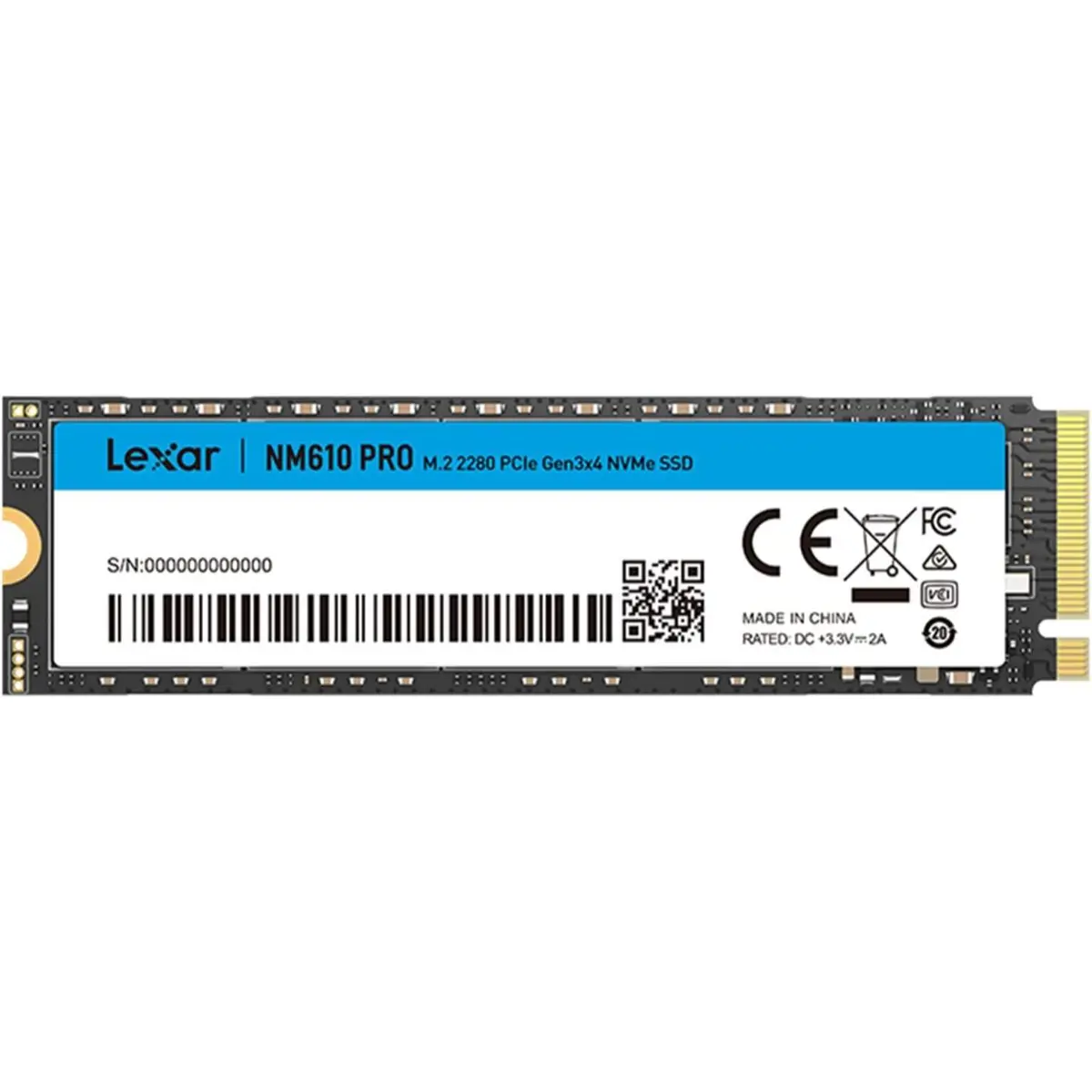 Lexar M.2 NVMe NM610 Pro 1TB Gen3x4