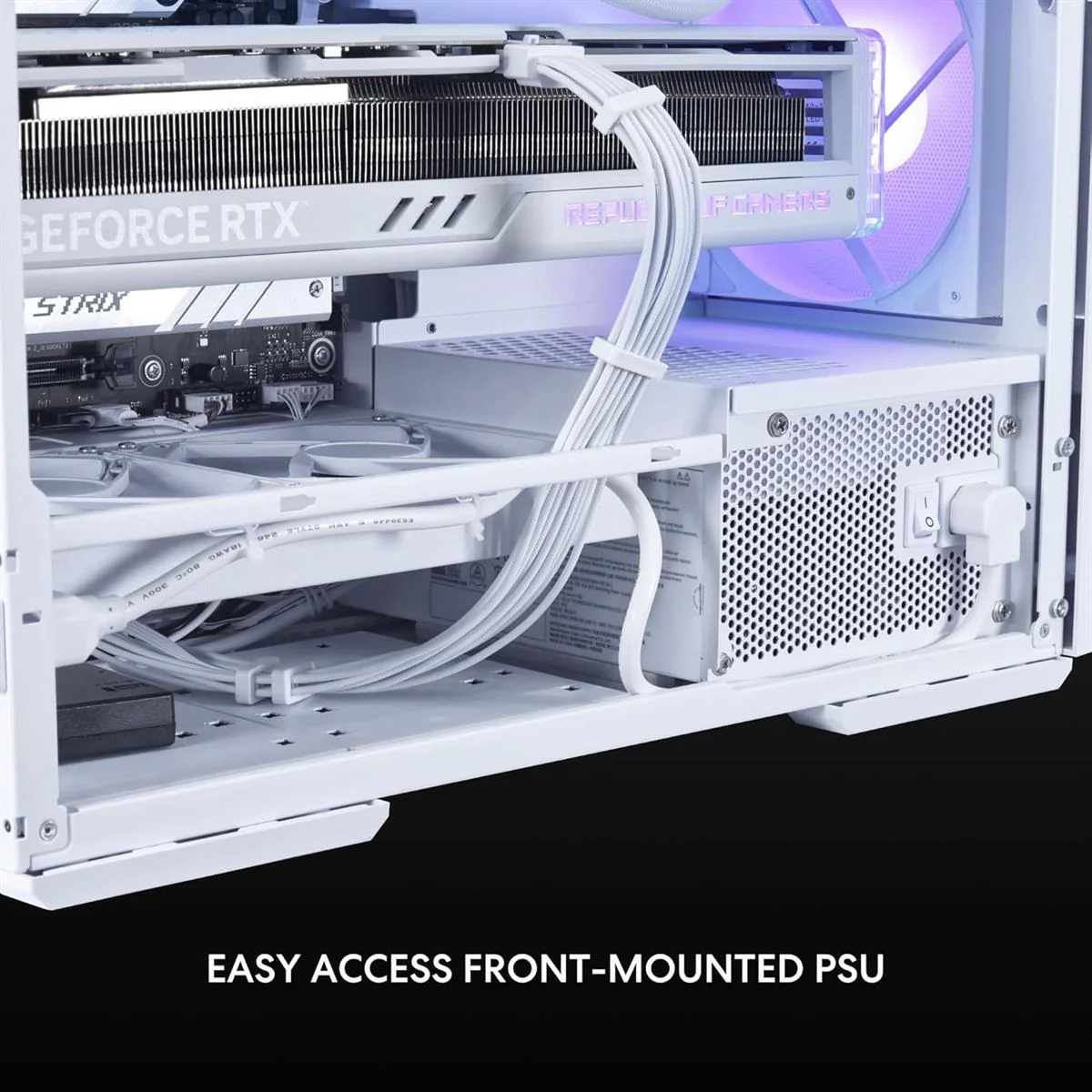 Lian Li Casing Lancool 207 ATX RGB White - Image 7
