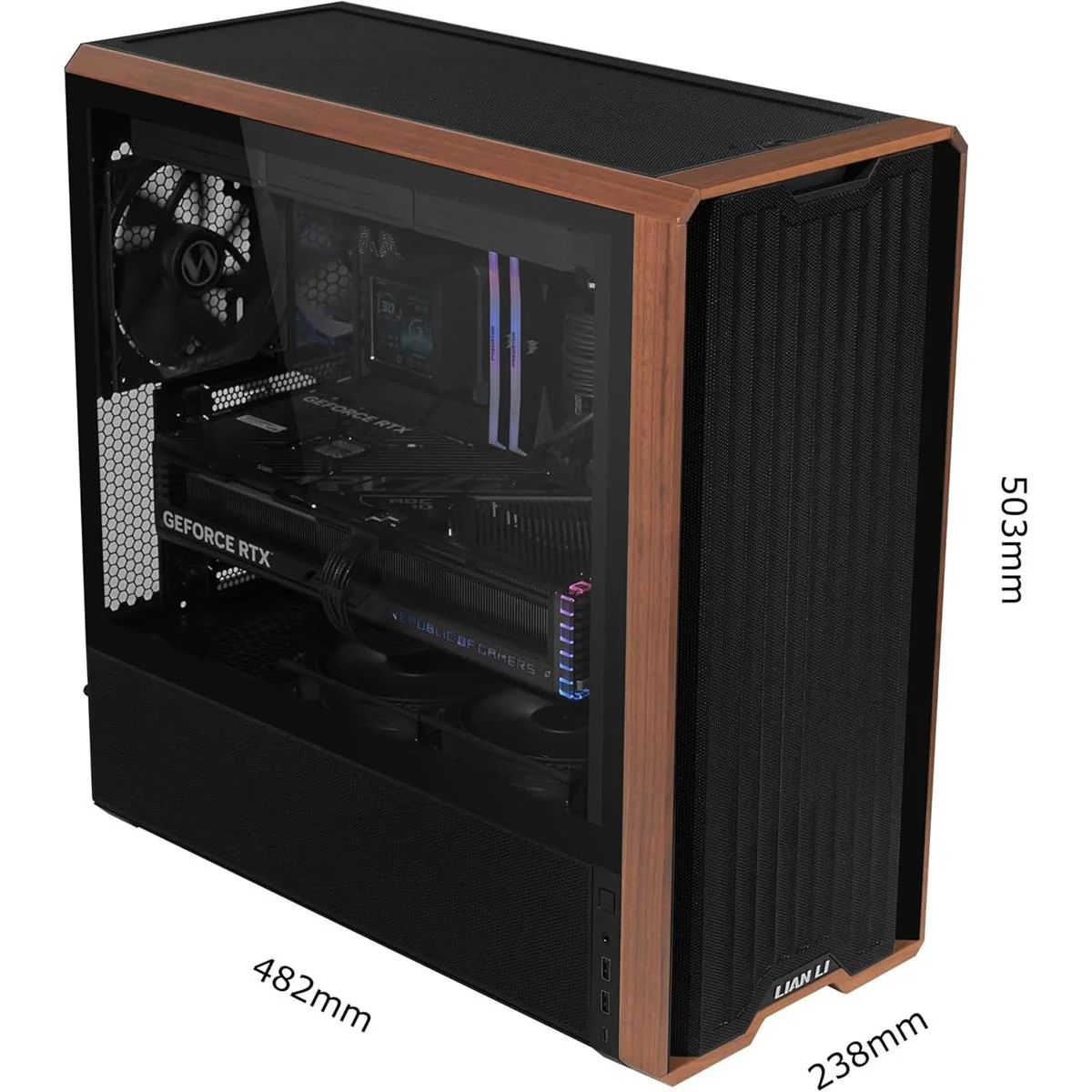Lian Li Casing Lancool 217 E ATX 5x PWM fan - Image 5