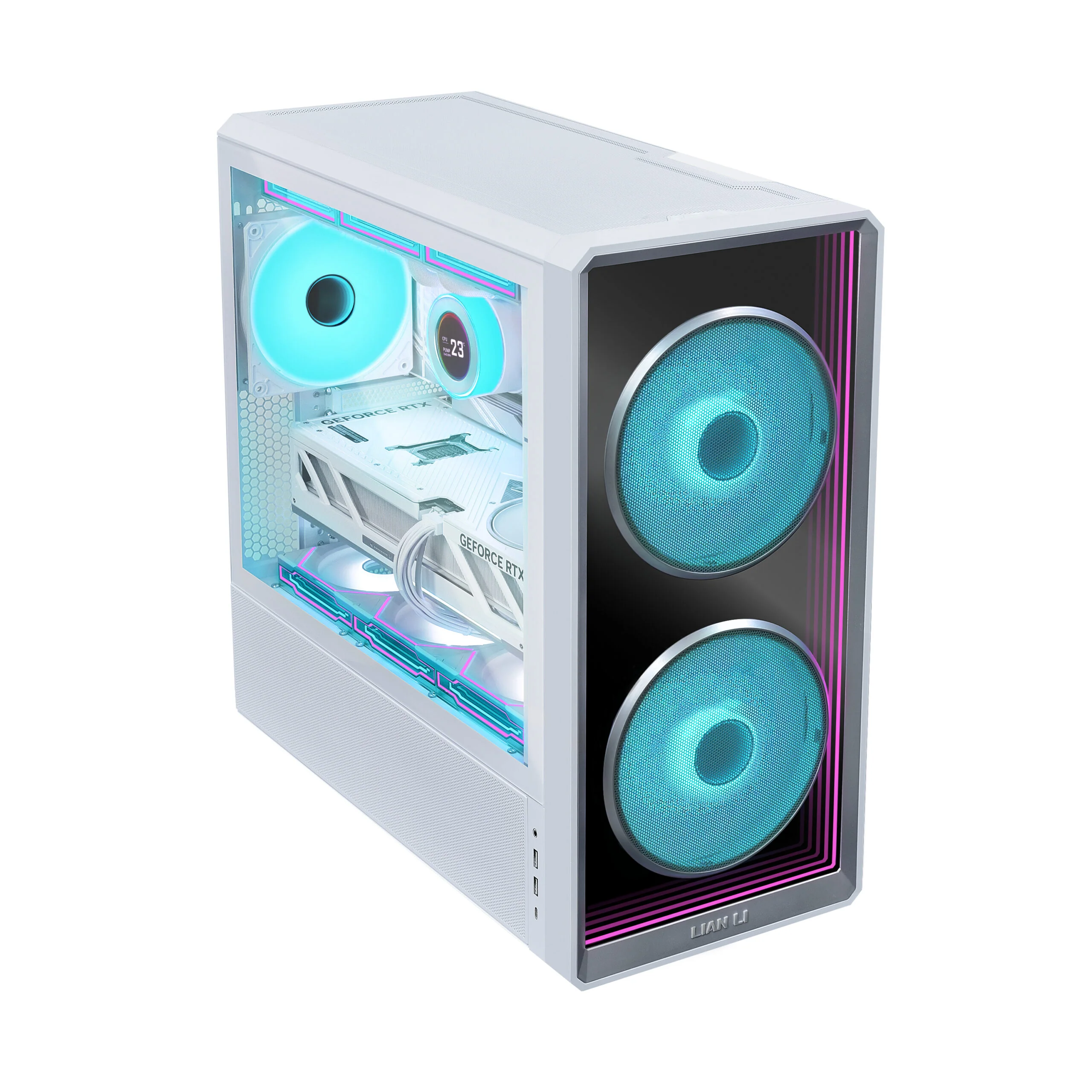 Lian Li Casing LanCool 217 INF White with 3ARGB - Image 3