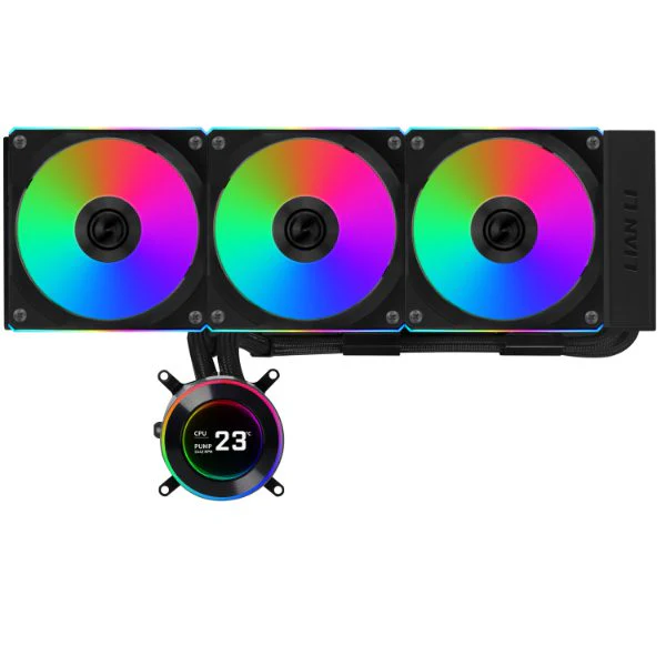 Lian Li Liquid Cooler Hydroshift || 360CL LCD-C 360mm 2.1" IPS LCD Screen
