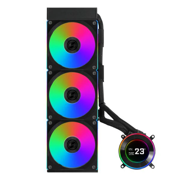 Lian Li Liquid Cooler Hydroshift || 360CL LCD-C 360mm 2.1" IPS LCD Screen - Image 2