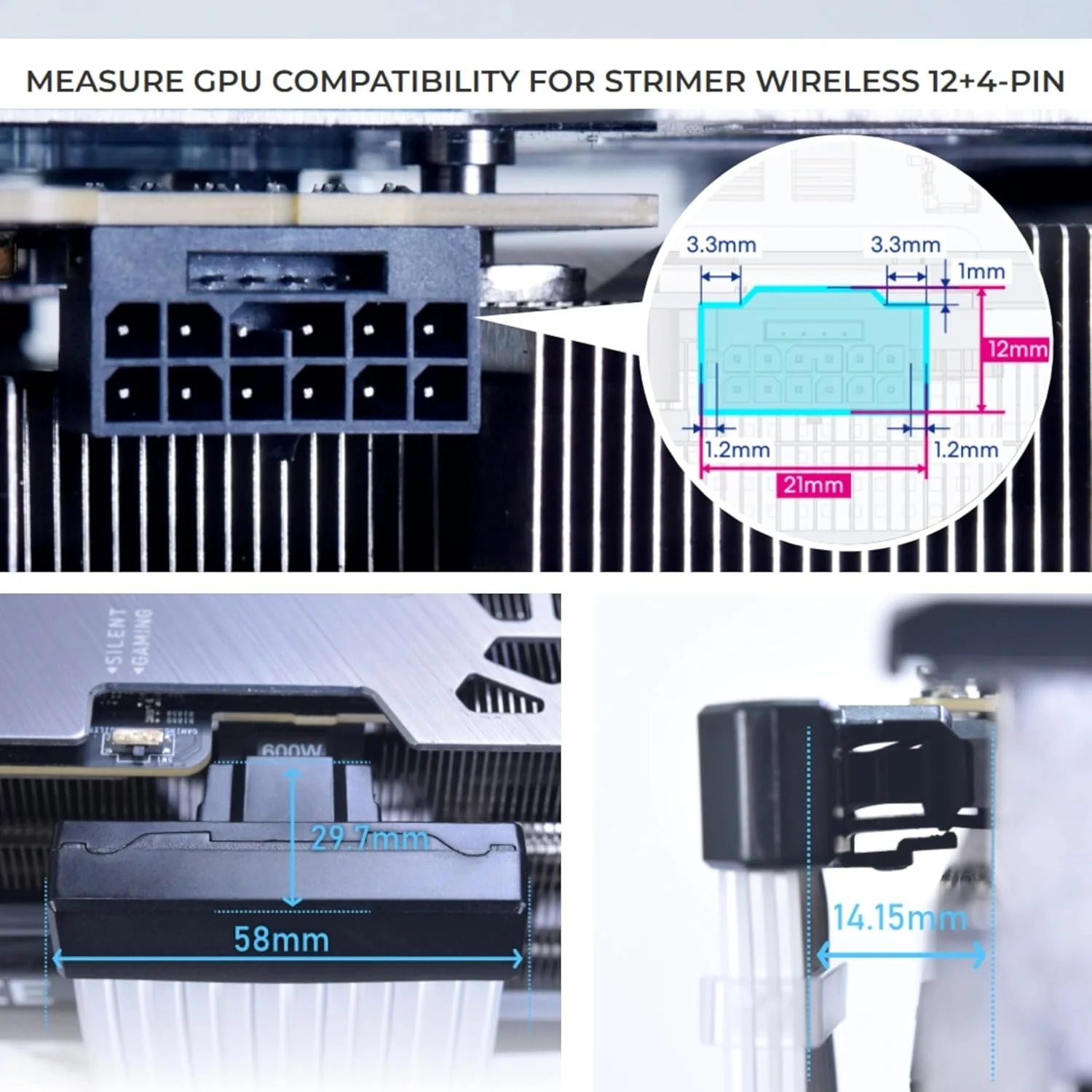 Lian Li Strimer Cable Wireless 16 Pin 16-12 (12V-2X6) - Image 7