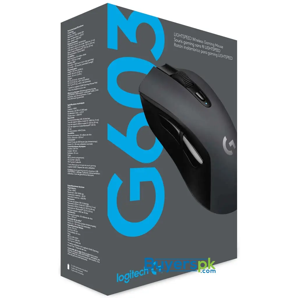 Logitech G603 Lightspeed Wireless Gaming Mouse - Image 4
