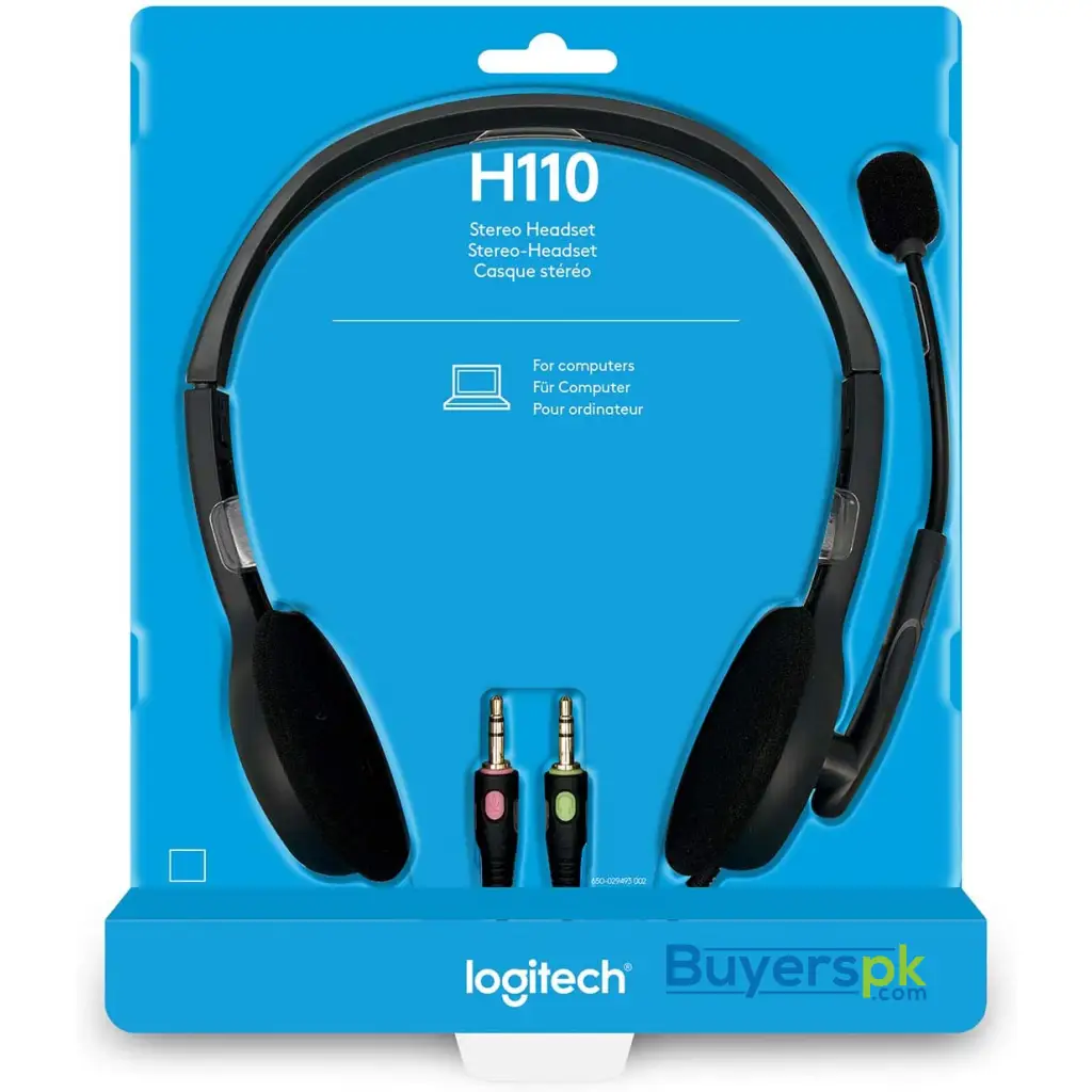 Logitech H110 Stereo Headset - Image 4