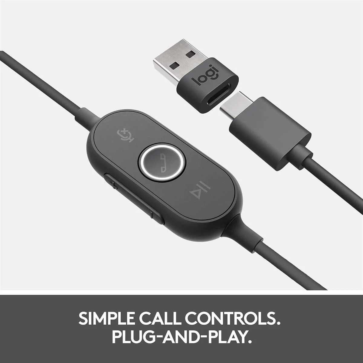 Logitech Headset Zone Wired Type C and USB A - Image 2