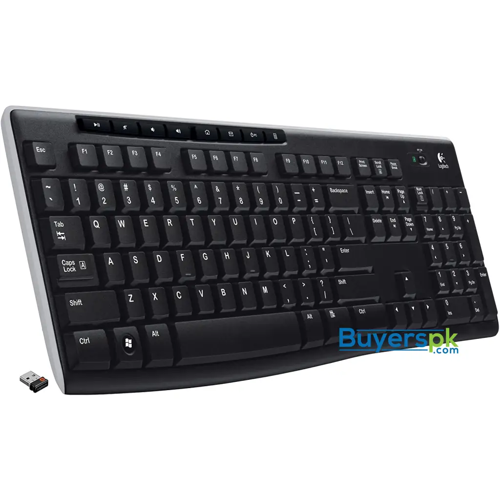 Logitech K270 Wireless Keyboard - Black - Image 2