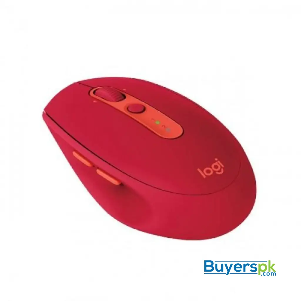 Logitech M590 Multi-device Silent Wireless Mouse - Red - Image 3