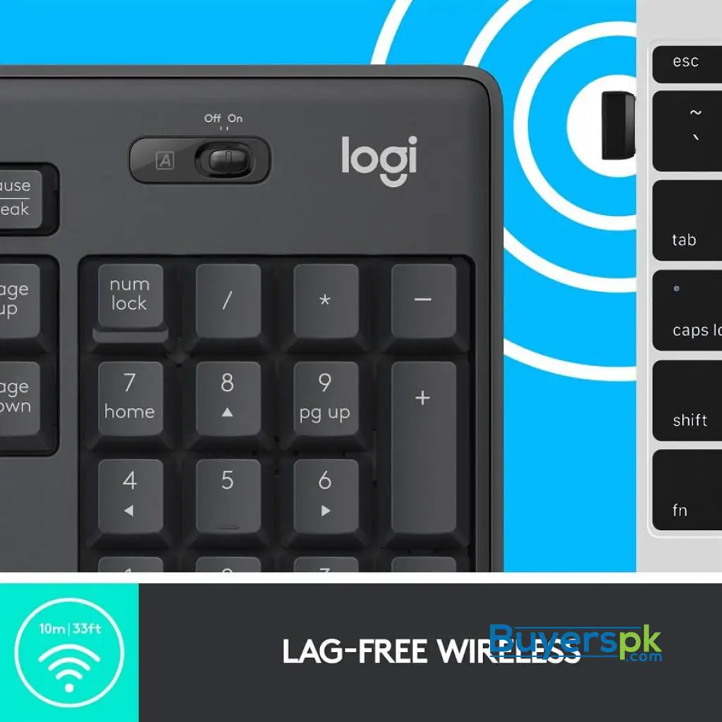 Logitech Mk295 Silent Wireless Combo Keyboard Mouse - Image 3