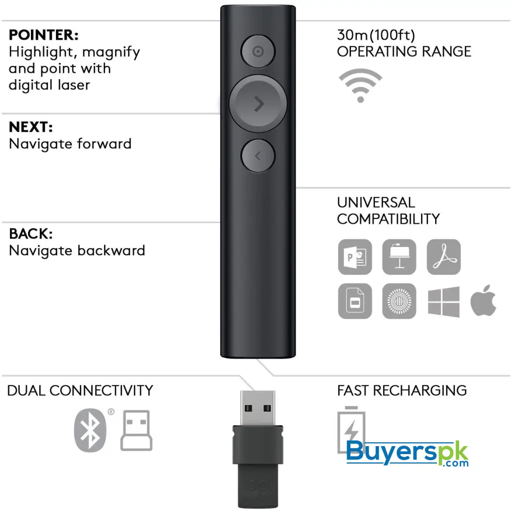 Logitech Spotlight Wireless Presenter - Image 2