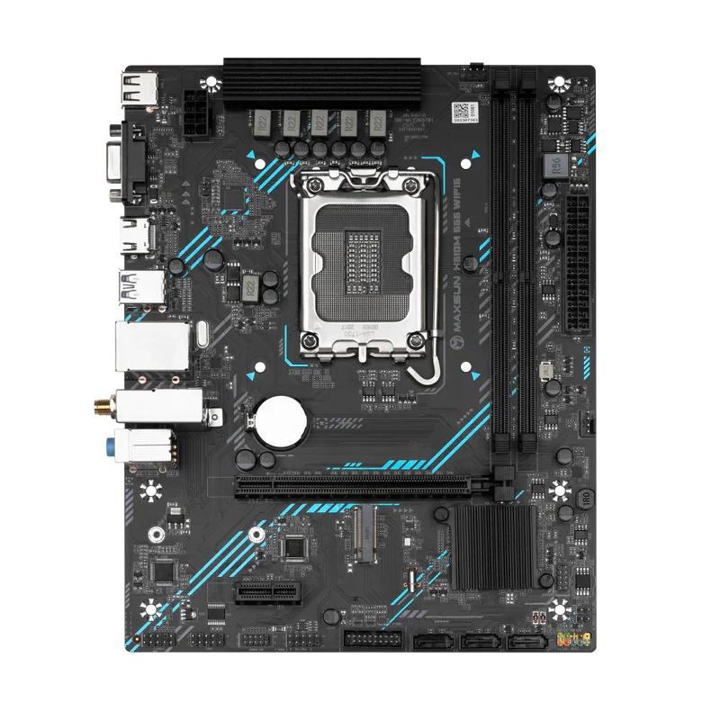Maxsun Motherboard H610M 666 Wifi6 ARGB DDR4 - Image 2